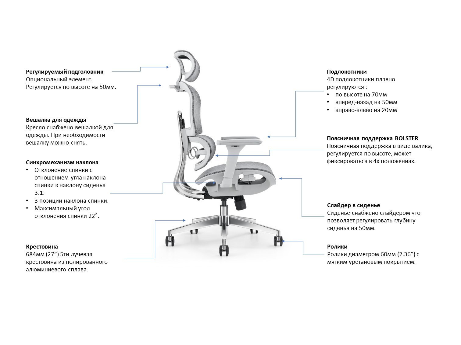 EXPERT ERGO SAIL-LB H02W