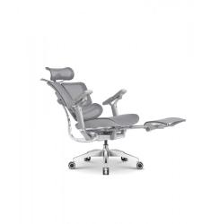 Кресло EXPERT ERGO ERGOWING LUX серый с подставкой для ног